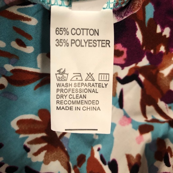 ❌NOT FOR SALE❌🆕 Blue Cotton-Blend Kimono/Cardigan/Coverup - Picture 9 of 10